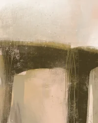 Jordnært, abstrakt landskab