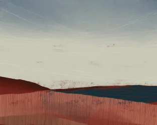 Rød jord, blå himmel