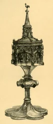 Copper gilt pyx, mid 15th century, 1881. dani