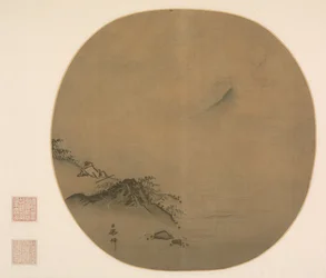 Forsker læner sig tilbage og ser stigende skyer, digt af Wang Wei, 1225-75.