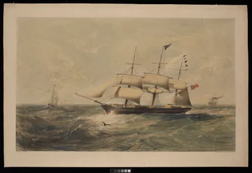 William Rennie 1850 (litografi, farvelagt)
