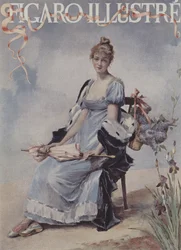 maj Blomster. Forside af Le Figaro Illustre, maj 1894