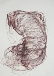 Torso 5, 2022 (kul på papir)