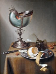 Stilleben med Nautilus Cup, ca. 1650