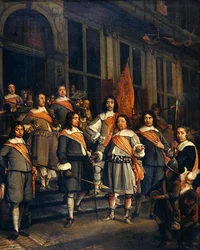 Et selskab af Haag Arquebusiers