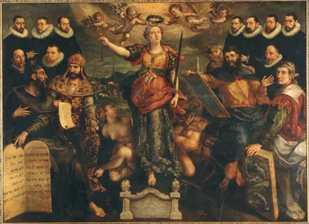 Tribunalet for Brabant Mønt i Antwerpen, 1594.