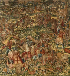 Historien om Gideon, slutningen af det 16. århundrede (silke og uld)