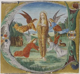Sankt Maria Magdalena omgivet af engle