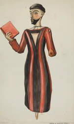 Bulto, St. Francis, ca. 1936.