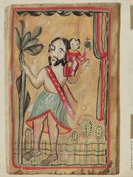 Retablo - San Christopher
