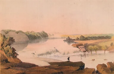 Falls of the Rio Salado, 1857-1859.