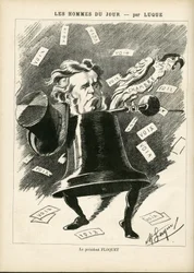 Illustration af Manuel Luque (1854-1919) til forsiden af La Caricature (1880)