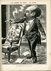 Illustration af Manuel Luque (1854-1919) i La Caricature (1880)