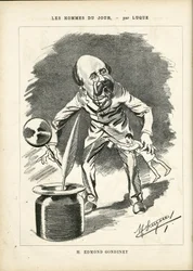 Illustration af Manuel Luque (1854-1919) i La Caricature (1880)