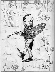 Puvis de Chavannes (1824-1898), fransk maler.