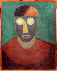 Portræt af Pablo Picasso (1881-1973) Maleri af Manuel Ortiz De Zarate (1886-1946) 1925 Dim. 0,41x0,32 m Paris, Musee Picasso