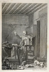 Karakteren og queten af den berømte gentleman Don Quijote (Quijote)