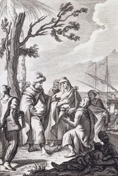 Illustration til "Traktaten om Algier" af Miguel de Cervantes