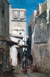 Gade i Algier, c1864-1892