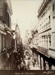 En gade i Ouvidor, Brasilien