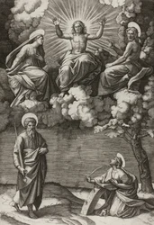 Kristus, Jomfruen og Johannes Døberen med de hellige Paul og Catherine