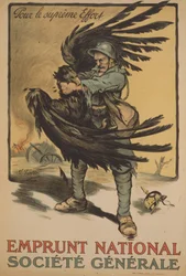 Reklameplakat for Société Générale »Det nationale lån«