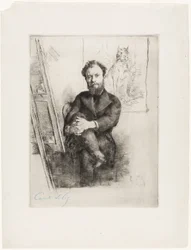 Portræt af Viscount Ludovic Napoleon Lepic