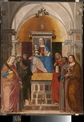 Madonna og barn med Sankt Katarina