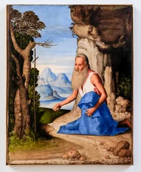 Sankt Hieronymus, ca. 1470 (olie på træ)