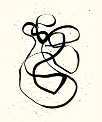 Vibration_03, 2023 (blæk på papir)