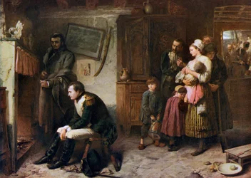 På vejen fra Waterloo til Paris, 1863, 1912.