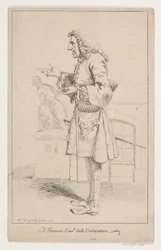 "Den berømte Cavre delle Caricature". Portræt af Pier Leone Ghezzi (1674-1755)
