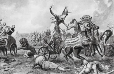 Slaget ved Kadesh (litografi)