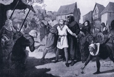 Richards side vækker mistanke på markedspladsen i Erdburg AD1192