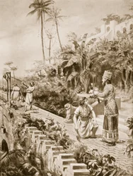 Babylons hængende haver, illustration fra 