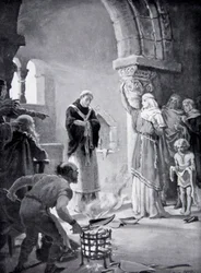 Dommen over de ni plovskær, illustration fra 