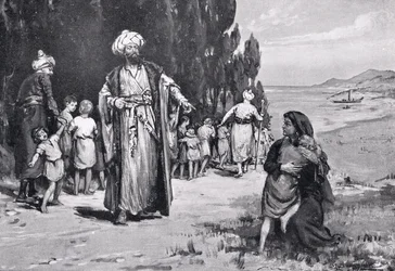 Børnenes hyldest til tyrkerne, illustration fra 