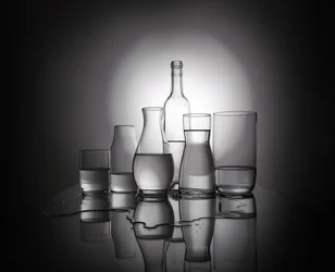 Elegante refleksioner i glas