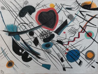 Strings of my heart, 2020 (pastel)