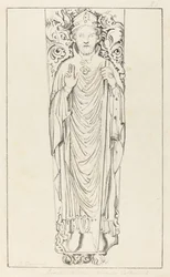 Biskop Wulstan i Worcester Cathedral