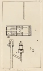 Plan over Palace of Carnac