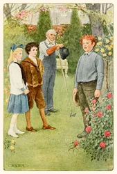"Pris Gud, fra hvem alle velsignelser flyder" fra The Secret Garden af Frances Hodgson Burnett (1849-1924)