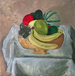 Fruit Basket, 2020 (olie på papir)