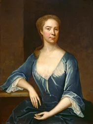 Portræt af en dame, ca. 17151730, måske tæt på 1725.