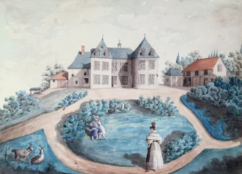 Afbildning af Le Lys dans la Vallee af Honore de Balzac (1799-1850) (wc på papir)