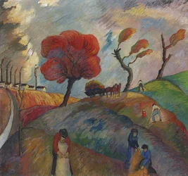 Myrebakke, ca. 1916.