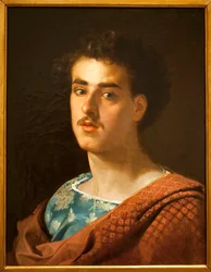 Selvportræt - Maleri af Mariano Fortuny (1838-1874), olie på lærred, ca. 1858 - Nationalmuseet for kunst i Catalonien, Barcelona (Spanien)