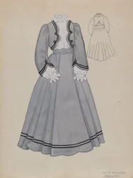Kjole, 1936.