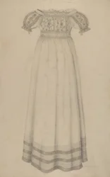 Spædbarnskjole, ca. 1938.