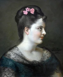 Selvportræt af Marie Petiet